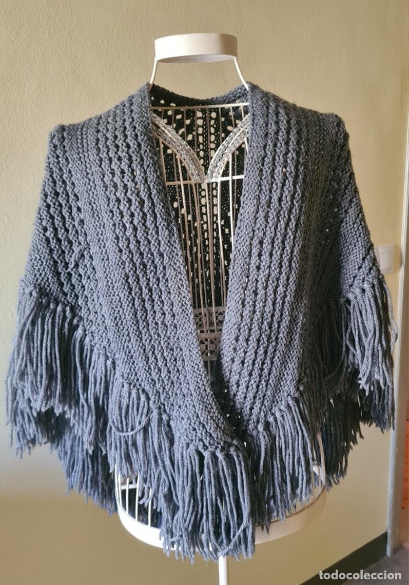 Artesan&iacute;a: Poncho de lana hecho a mano