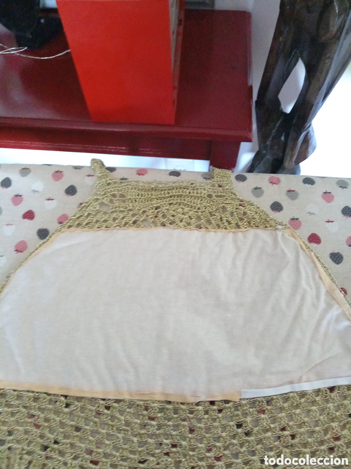 Artesan&iacute;a: Top dorado para mujer - Foto 3