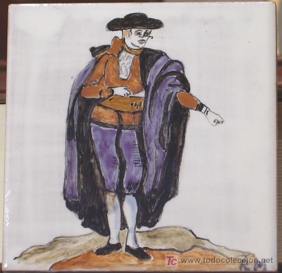 Artesan&iacute;a: AZULEJO PINTADO A MANO. CASTIZO - Foto 1