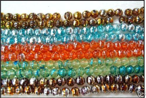 Artesan&iacute;a: 50 PERLAS DE CRISTAL DE MURANO 6MM - Foto 1