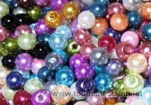 Artesan&iacute;a: 100 PERLAS DE CRISTAL- MIX -4MM.- - Foto 1