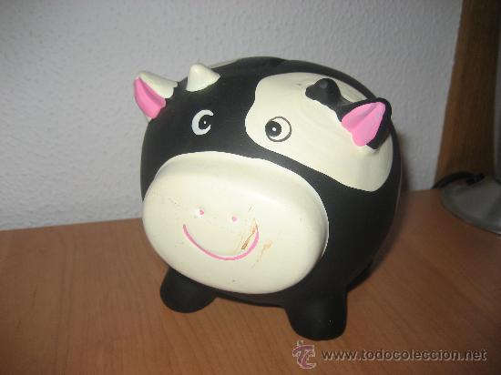 Artesan&iacute;a: VACA HUCHA DE BARRO PINTADA A MANO - Foto 1