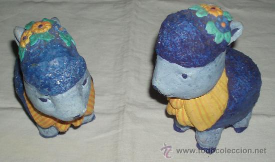Artesan&iacute;a: dos figuras de papel mache - Foto 1