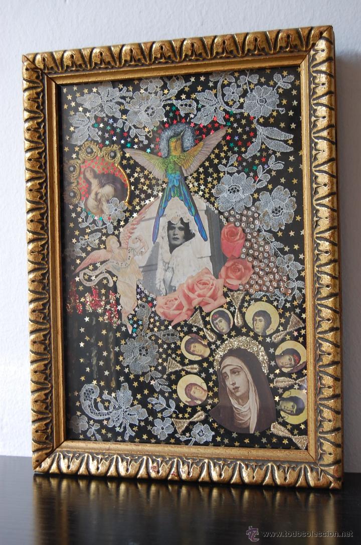 Artesan&iacute;a: CUADRO COLLAGE DE SANTER&Iacute;A - Foto 1