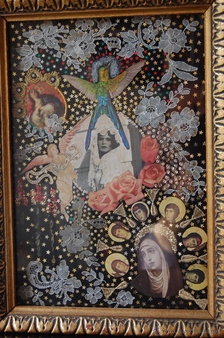 Artesan&iacute;a: CUADRO COLLAGE DE SANTER&Iacute;A - Foto 2