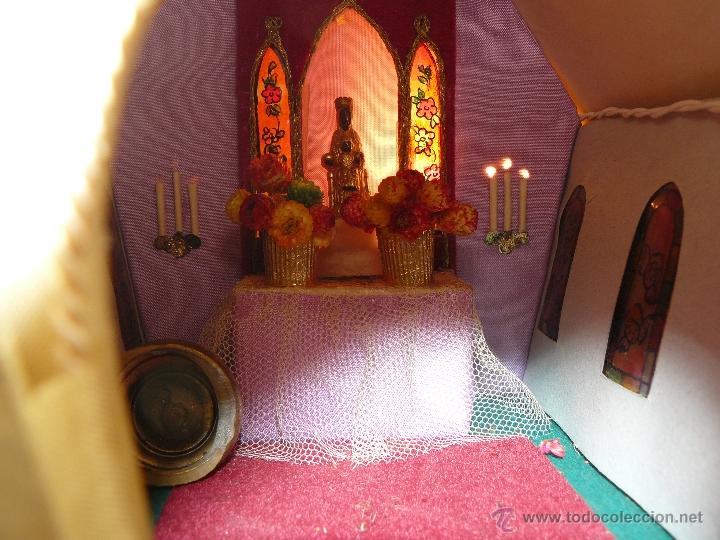 Artesan&iacute;a: MAQUETA DE ERMITA CON  ALTAR - Foto 3