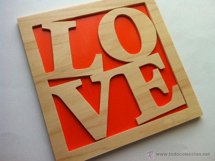 Artesan&iacute;a: Love cuadro de madera - Foto 2