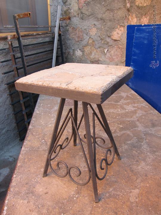 Artesan&iacute;a: MESA Y TABURETES DE FORJA - Foto 5