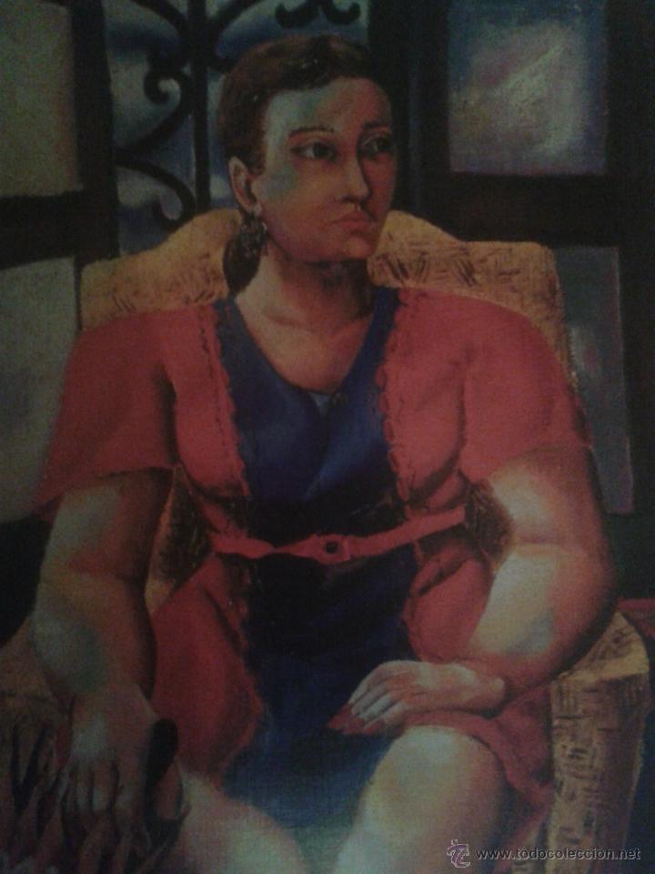 Artesan&iacute;a: LAMINA O PRINT DE MUSEO ,RETRATODE LIBI,COLECCION MUSEO . - Foto 2