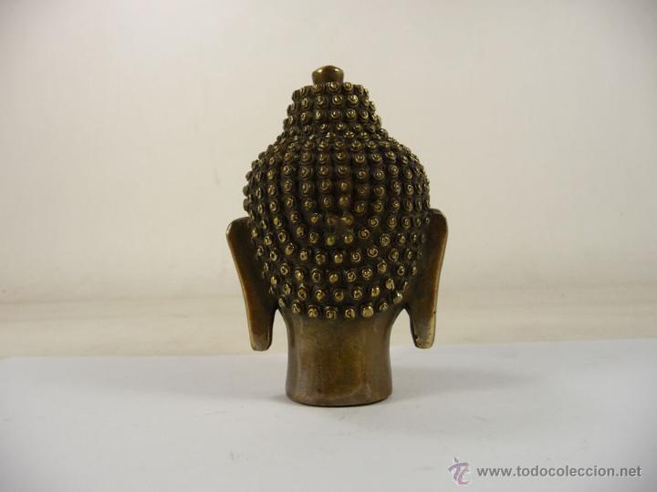 Artesan&iacute;a: Cabeza de buda en bronce n&ordm; 175 - Foto 3