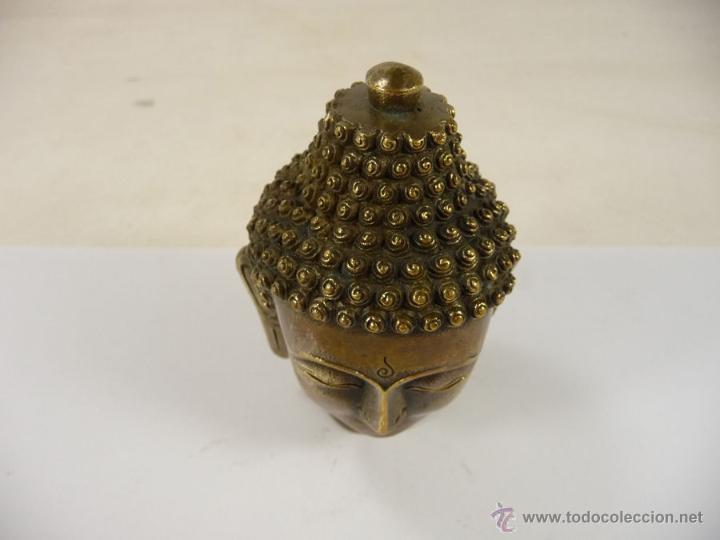 Artesan&iacute;a: Cabeza de buda en bronce n&ordm; 175 - Foto 4