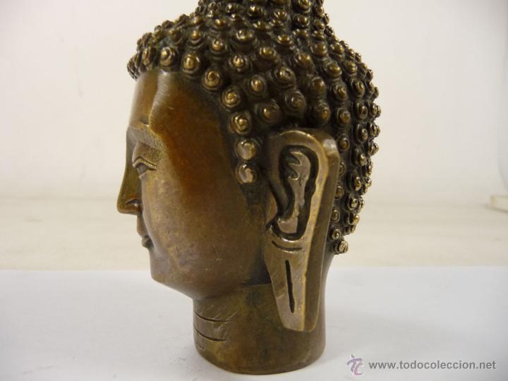Artesan&iacute;a: Cabeza de buda en bronce n&ordm; 175 - Foto 5