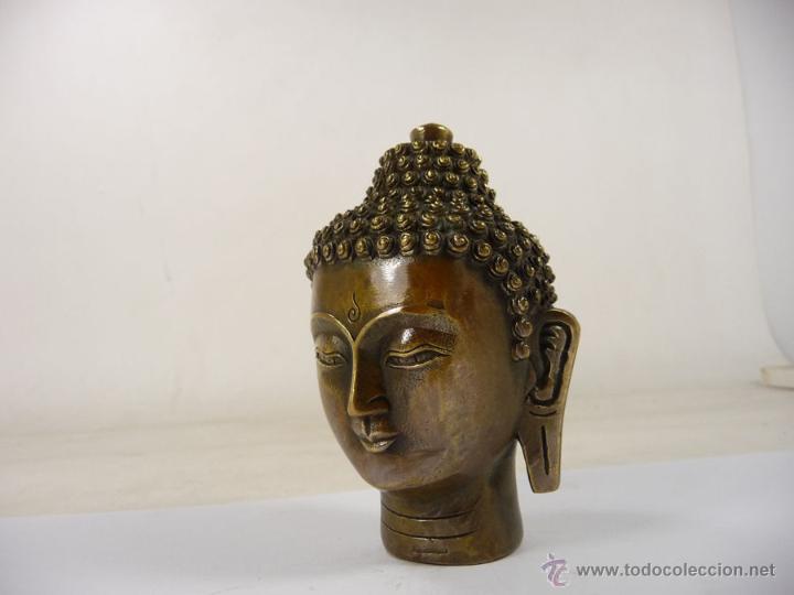 Artesan&iacute;a: Cabeza de buda en bronce n&ordm; 175 - Foto 6