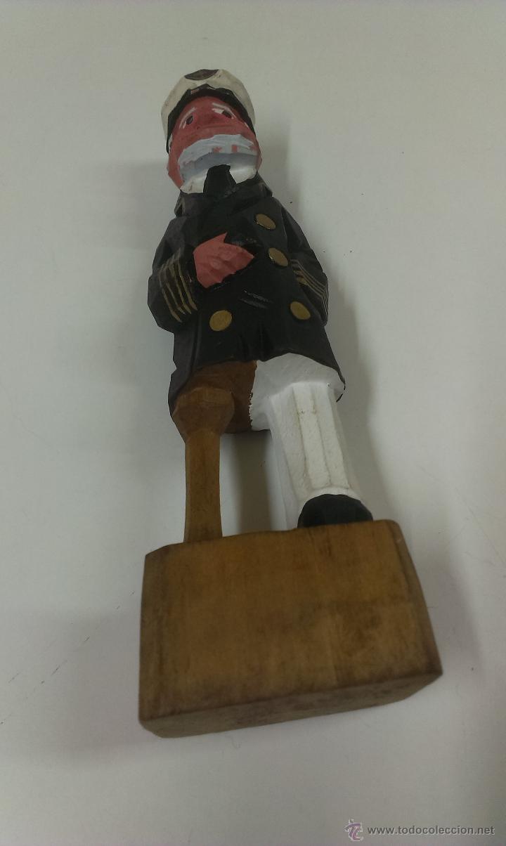 Artesan&iacute;a: TALLA EN MADERA .CAPITAN BARCO - Foto 4