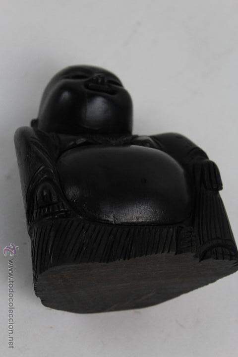Artesan&iacute;a: FIGURA DE BUDA EN MADERA. - Foto 3