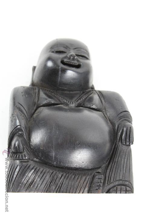Artesan&iacute;a: FIGURA DE BUDA EN MADERA. - Foto 4