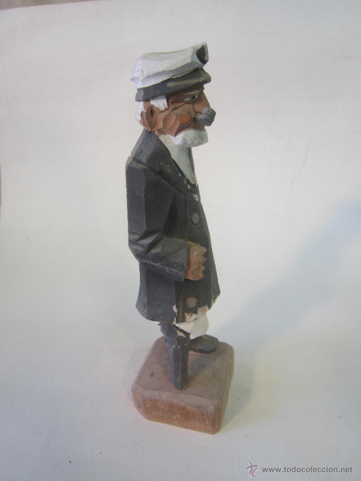 Artesan&iacute;a: TALLA POPULAR PESCADOR EN MADERA - Foto 2