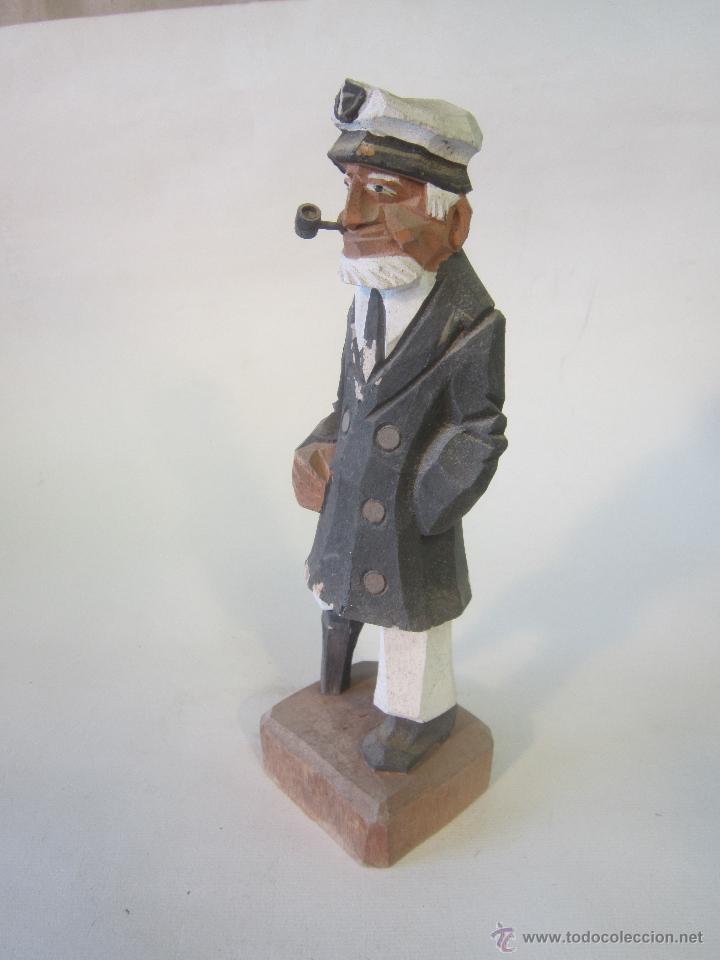 Artesan&iacute;a: TALLA POPULAR PESCADOR EN MADERA - Foto 3