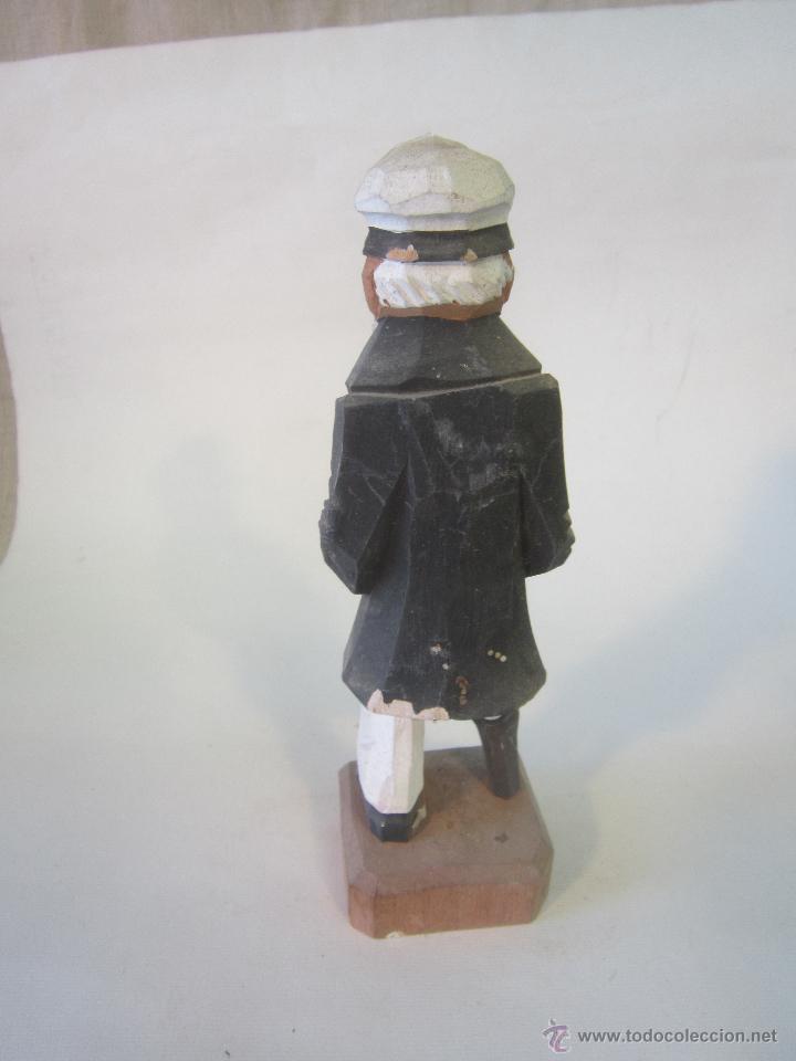 Artesan&iacute;a: TALLA POPULAR PESCADOR EN MADERA - Foto 4