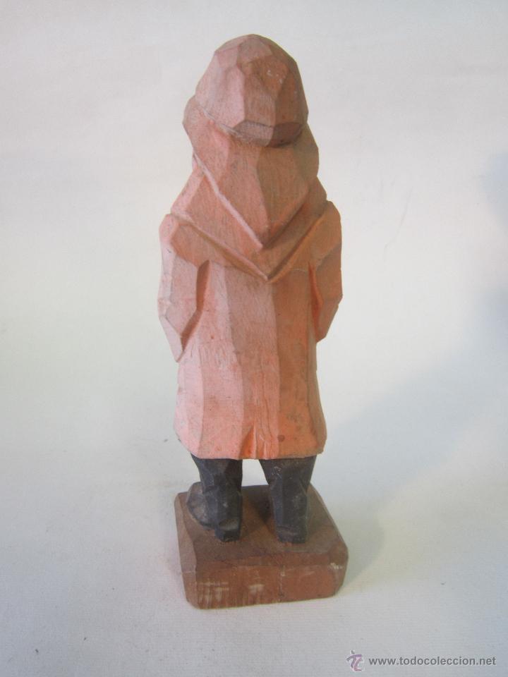 Artesan&iacute;a: TALLA POPULAR PESCADOR EN MADERA - Foto 4