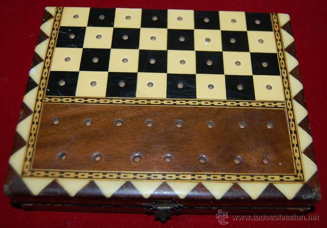 Artesan&iacute;a: CAJA DE TARACEA PARA JUEGO DE AJEDREZ-02 - Foto 1