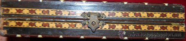 Artesan&iacute;a: CAJA DE TARACEA PARA JUEGO DE AJEDREZ-02 - Foto 4