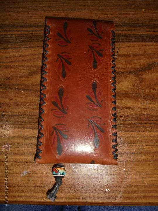 Artesan&iacute;a: cartera de cuero hecha a mano - Foto 2