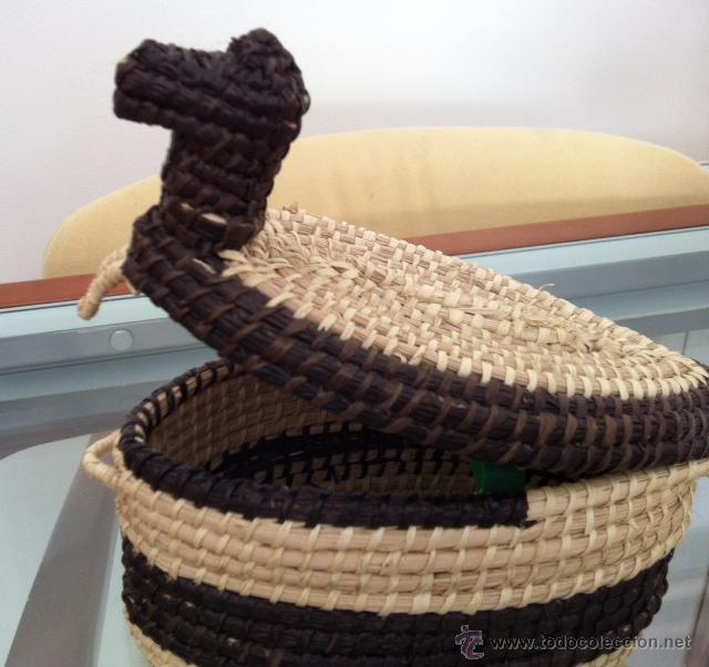 Artesan&iacute;a: GRACIOSO PATO DE MIMBRE - Foto 3