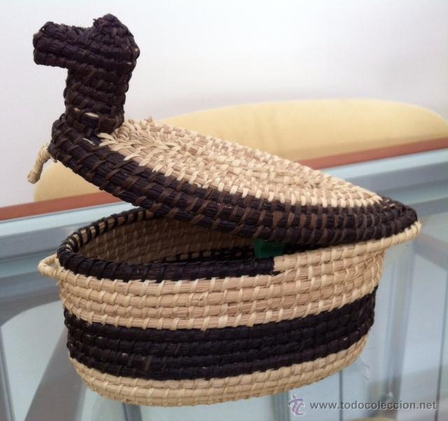 Artesan&iacute;a: GRACIOSO PATO DE MIMBRE - Foto 5