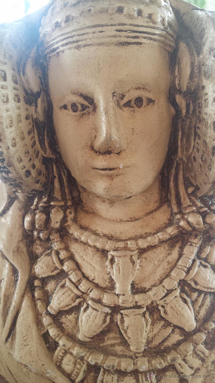 Artesan&iacute;a: busto de la dama de elche. escayola - Foto 2