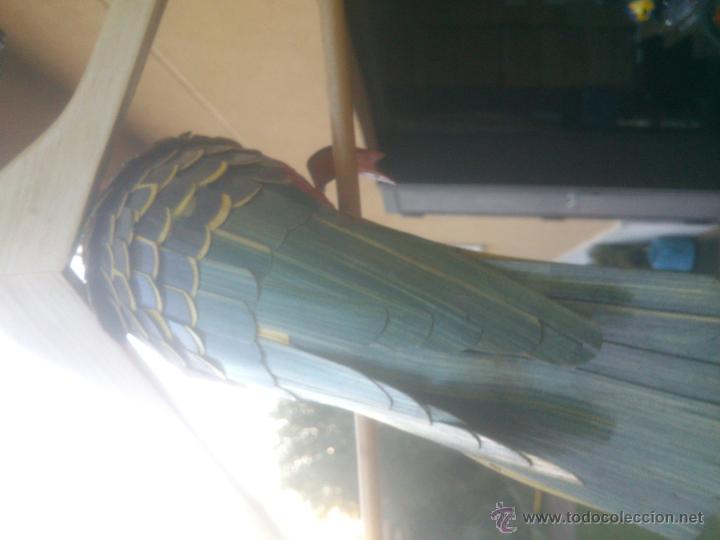 Artesan&iacute;a: PAJARO EN MINBRE PINTADO A MANO - Foto 6