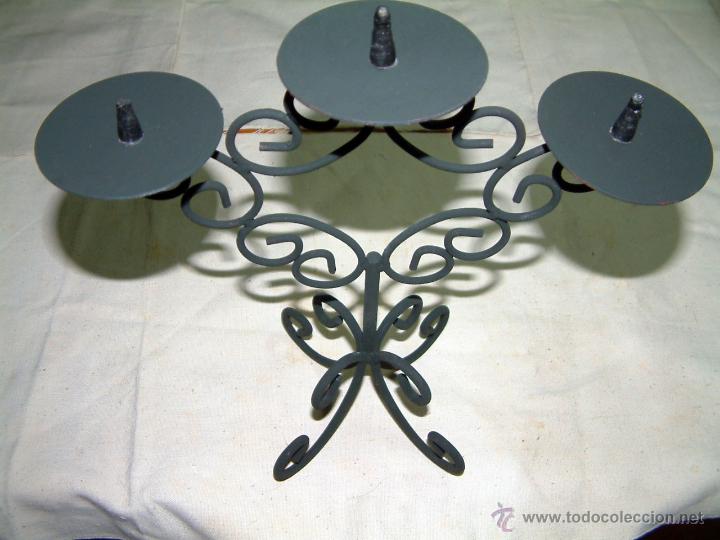 Artesan&iacute;a: Candelabro forja artesano - Foto 1