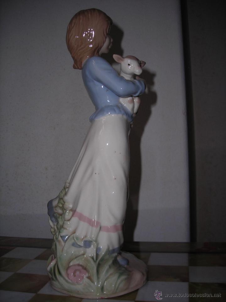 Artesan&iacute;a: Pastorcilla de cer&aacute;mica NADAL. - Foto 2