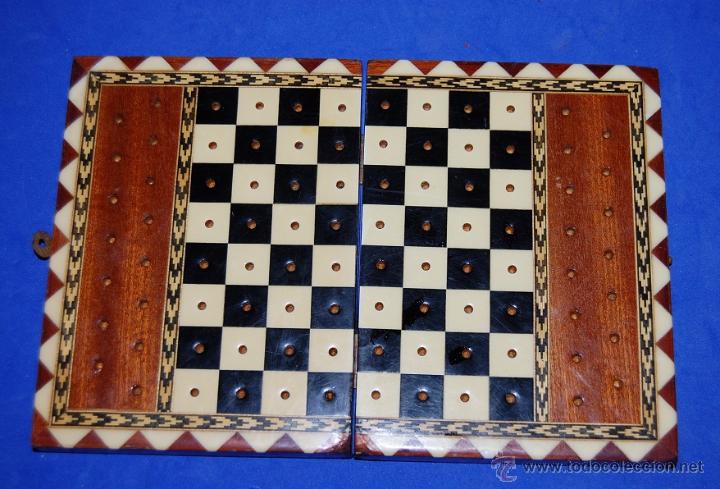 Artesan&iacute;a: CAJA DE TARACEA PARA JUEGO DE AJEDREZ-03 - Foto 1
