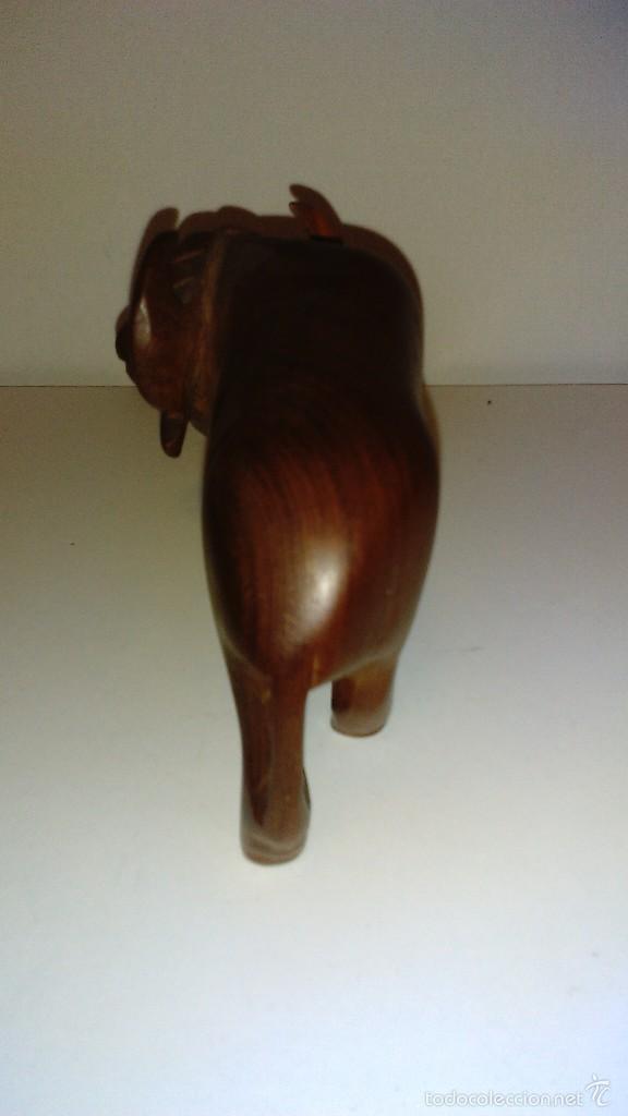 Artesan&iacute;a: B&uacute;falo de madera noble - Foto 4