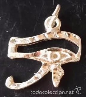Artesan&iacute;a: colgante ojo de horus lapidado en plata de ley - 2cms - Foto 1
