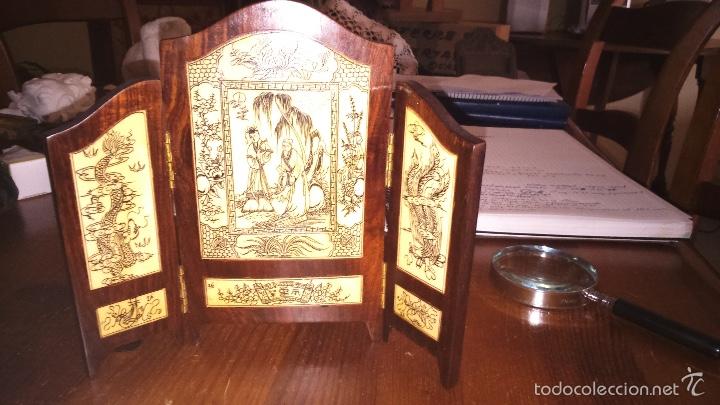 Artesan&iacute;a: Bonito tr&iacute;ptico tailand&eacute;s - Foto 1