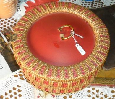 Artesan&iacute;a: Costurero cart&oacute;n y mimbre - Foto 2