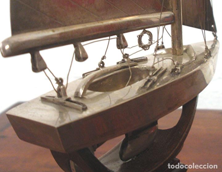Artesan&iacute;a: Barco Velero de Plata - Foto 7