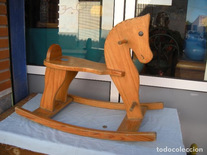 Artesan&iacute;a: CABALLO BALANC&Iacute;N EN MADERA. - Foto 7