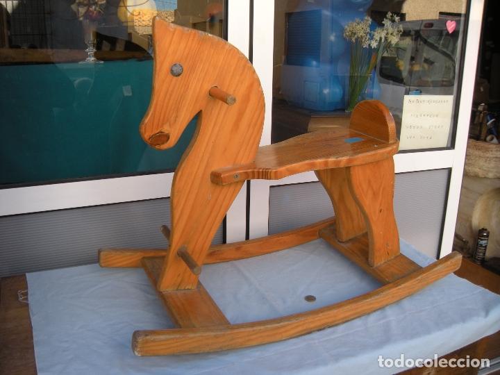 Artesan&iacute;a: CABALLO BALANC&Iacute;N EN MADERA. - Foto 8