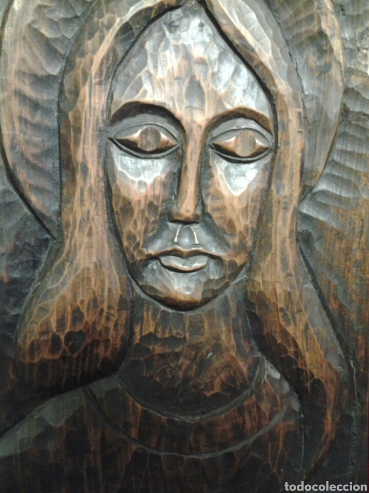 Artesan&iacute;a: Talla de madera de la Virgen maria - Foto 2