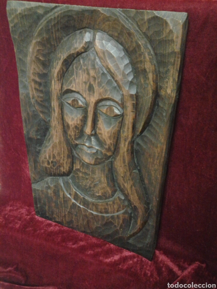 Artesan&iacute;a: Talla de madera de la Virgen maria - Foto 3