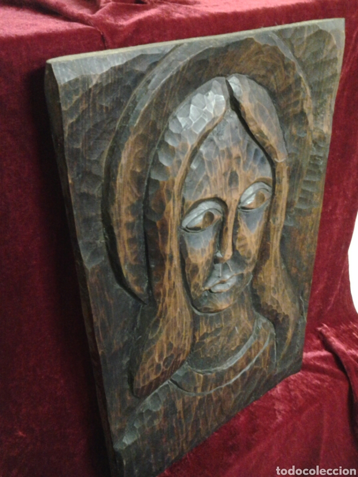 Artesan&iacute;a: Talla de madera de la Virgen maria - Foto 4