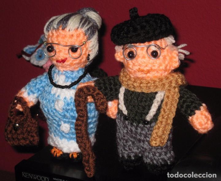 Artesan&iacute;a: Amigurumis pareja de abuelitos - Foto 2