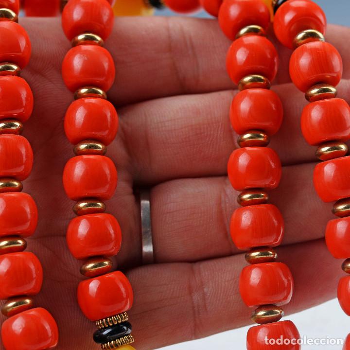 Artesan&iacute;a: PRECIOSO COLLAR DE CUENTAS DE CORAL - Foto 2