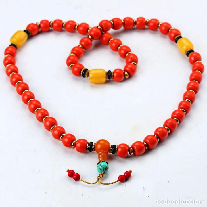 Artesan&iacute;a: PRECIOSO COLLAR DE CUENTAS DE CORAL - Foto 3