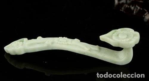 Artesan&iacute;a: Muy original Baston RUYI de jade natural - Foto 3