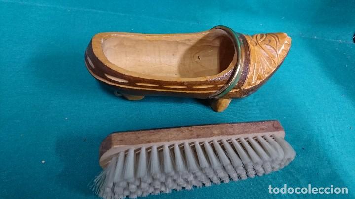 Artesan&iacute;a: ALBARCA DE MADERA CON CEPILLO - Foto 2