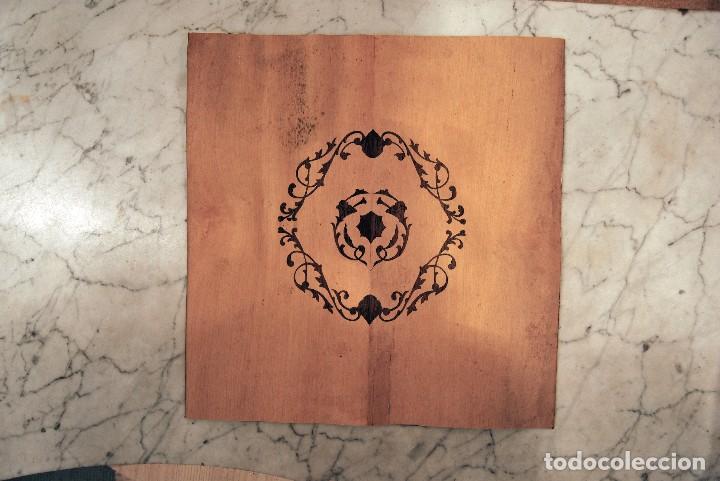 Artesan&iacute;a: JUEGO DE 3 L&Aacute;MINAS DE MARQUETER&Iacute;A - Foto 2